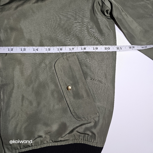 Women's Bomber Jacket Full-zip Padded Casual Active Sport Coat Outwear - Picture 6 of 14